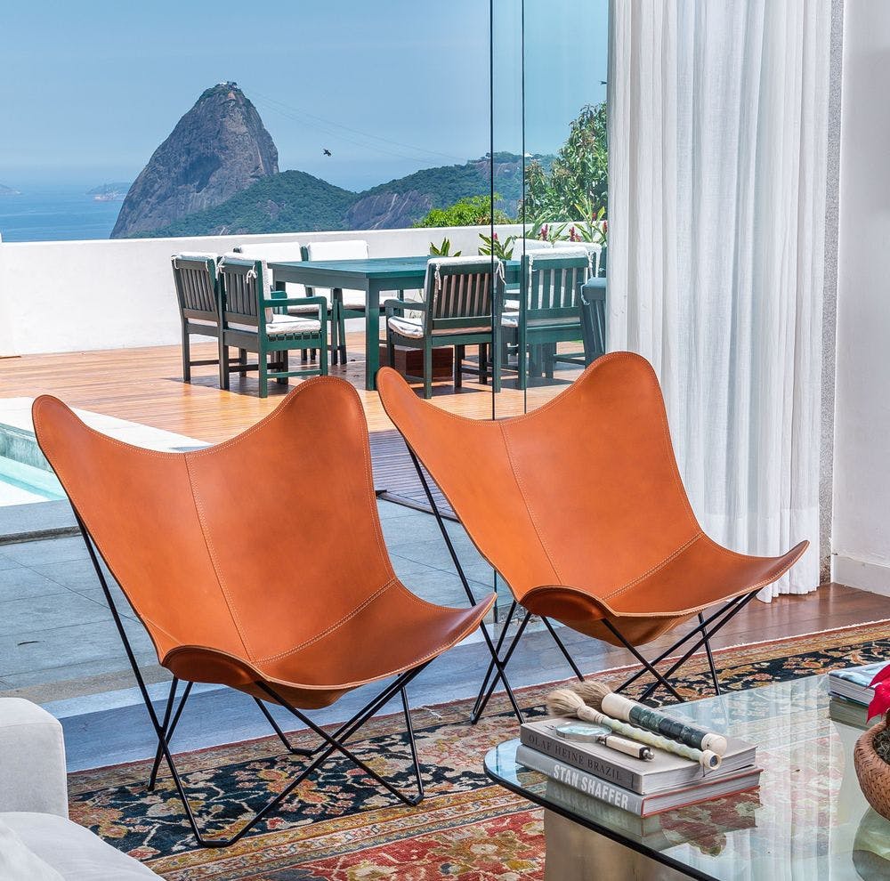 Leather Butterfly Chair
